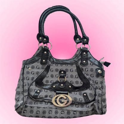 Grey Monogram Bag