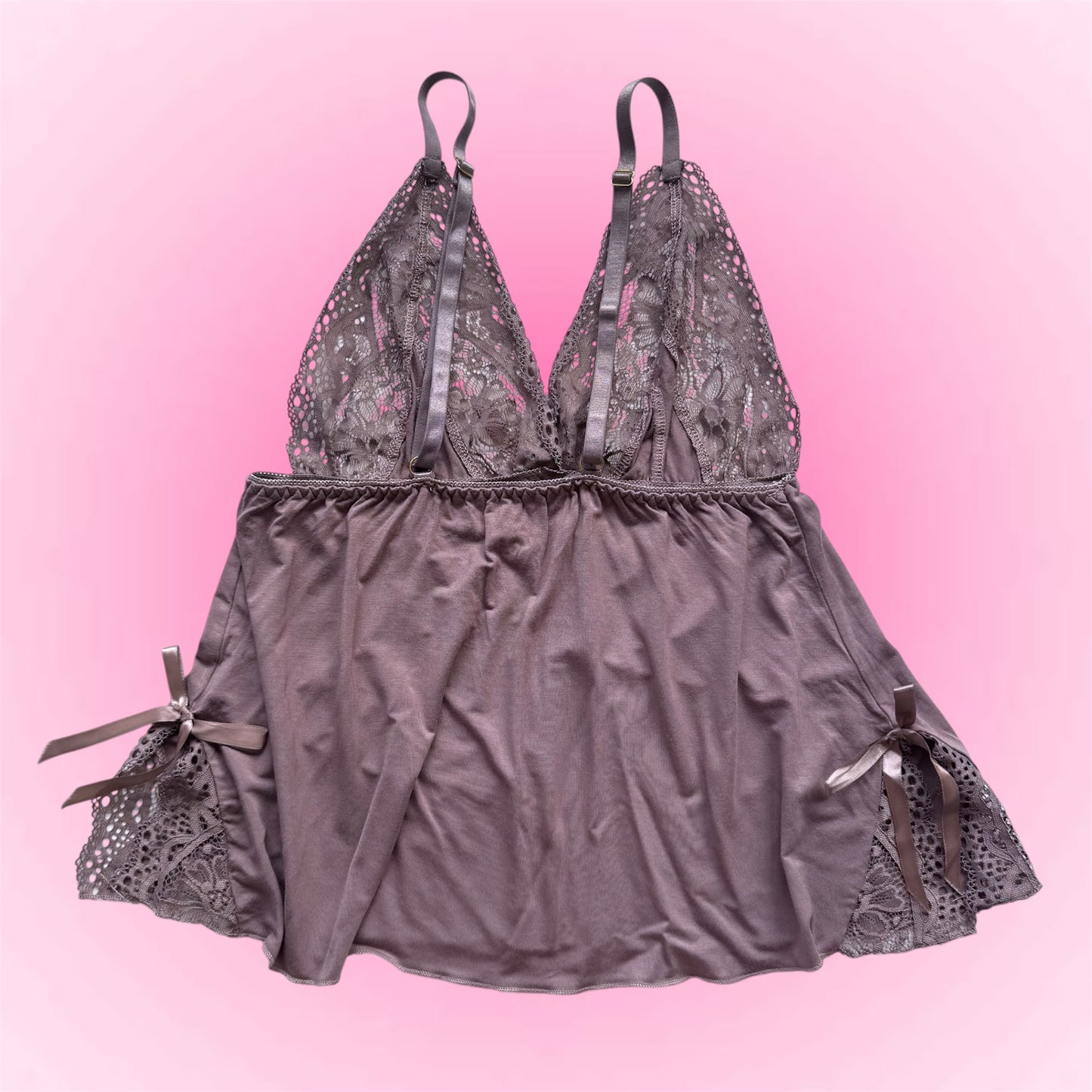 Lavender Lace Babydoll Top (S/M)