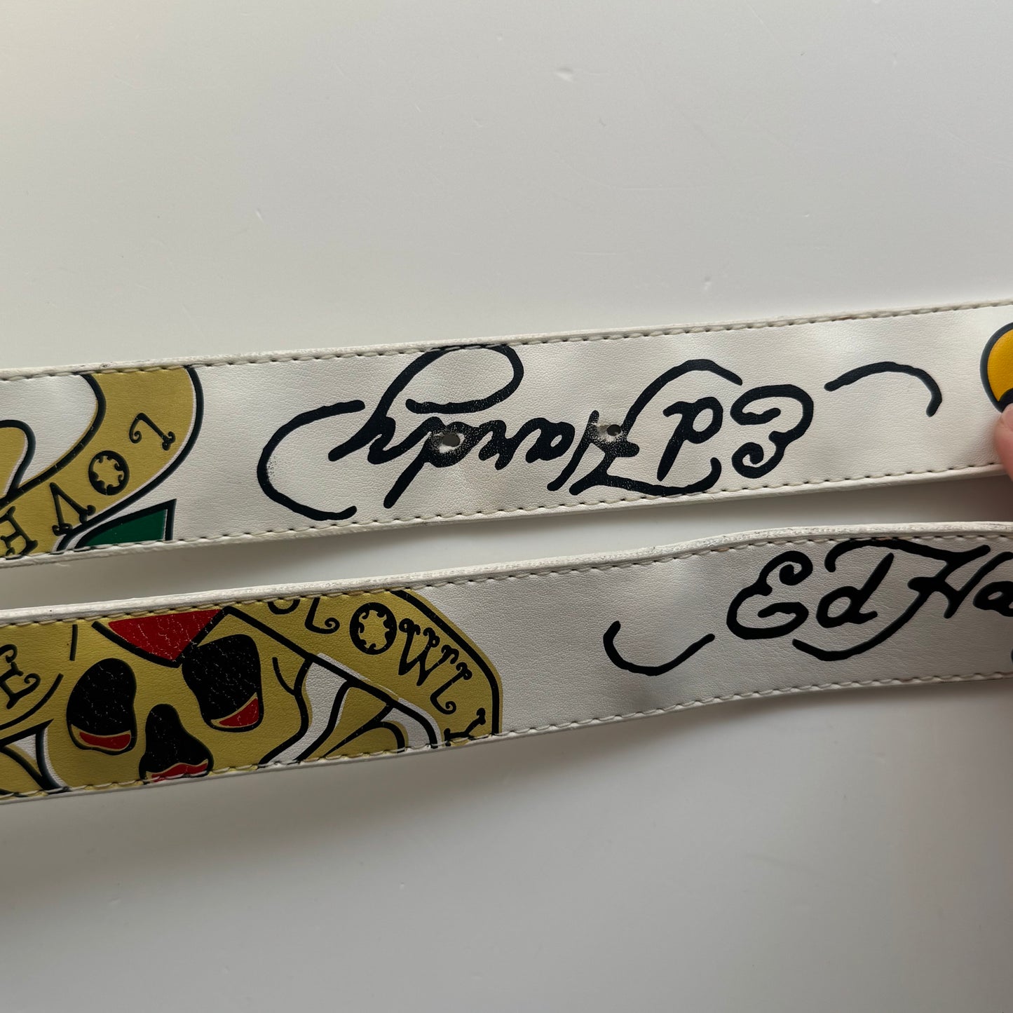 Ed Hardy White Belt (120)