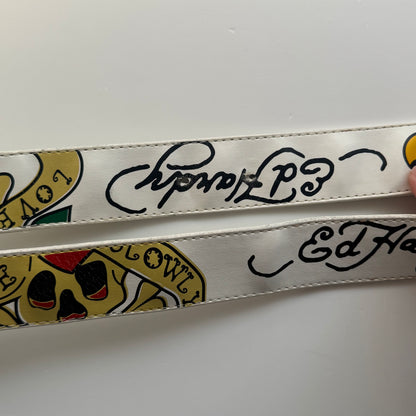 Ed Hardy White Belt (120)