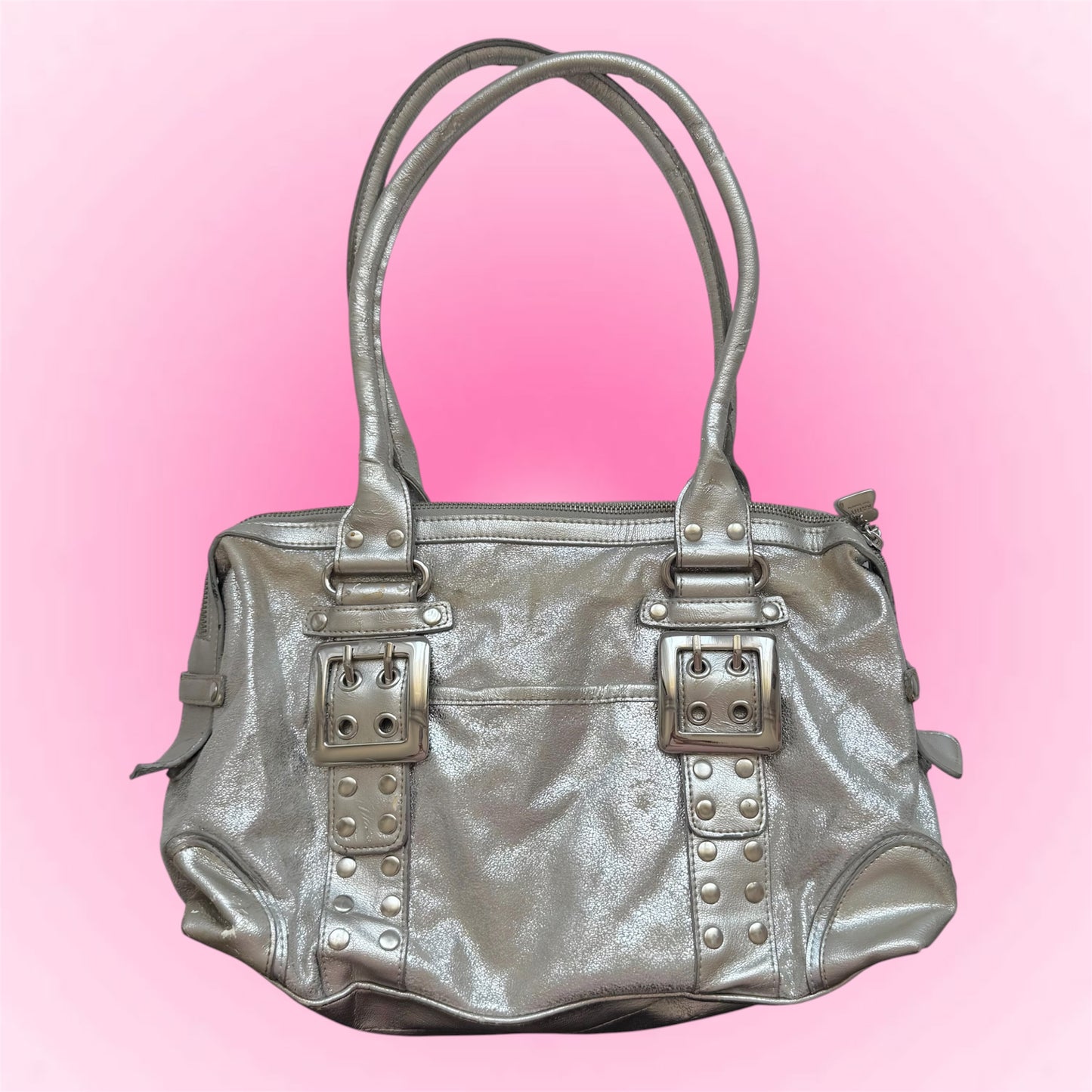 Silver Y2k Shoulder Bag