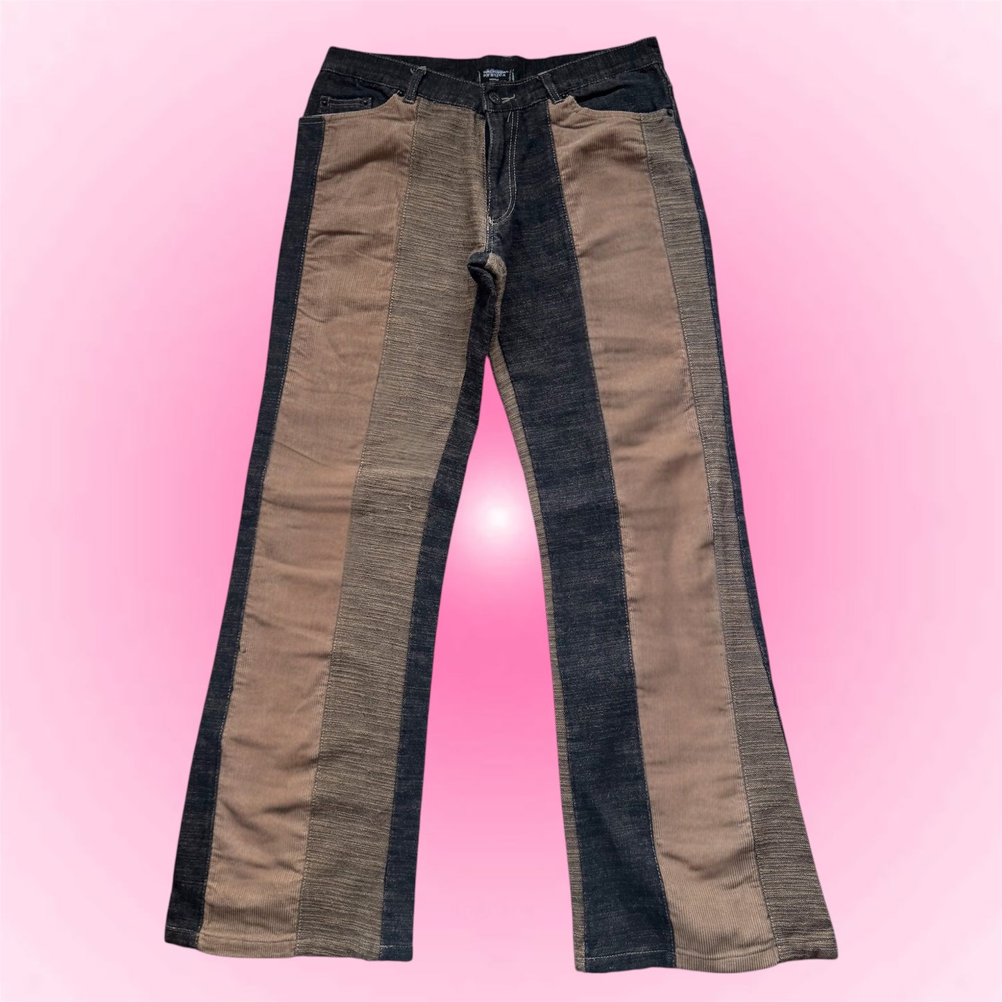 Patchwork Panel Jeans (S/M)