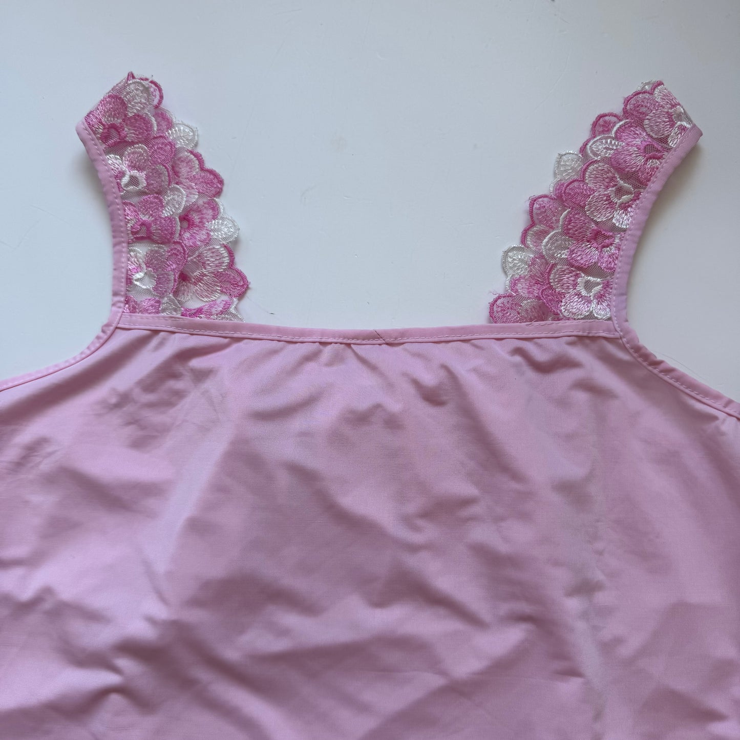 Pink Floral Babydoll Top (M)