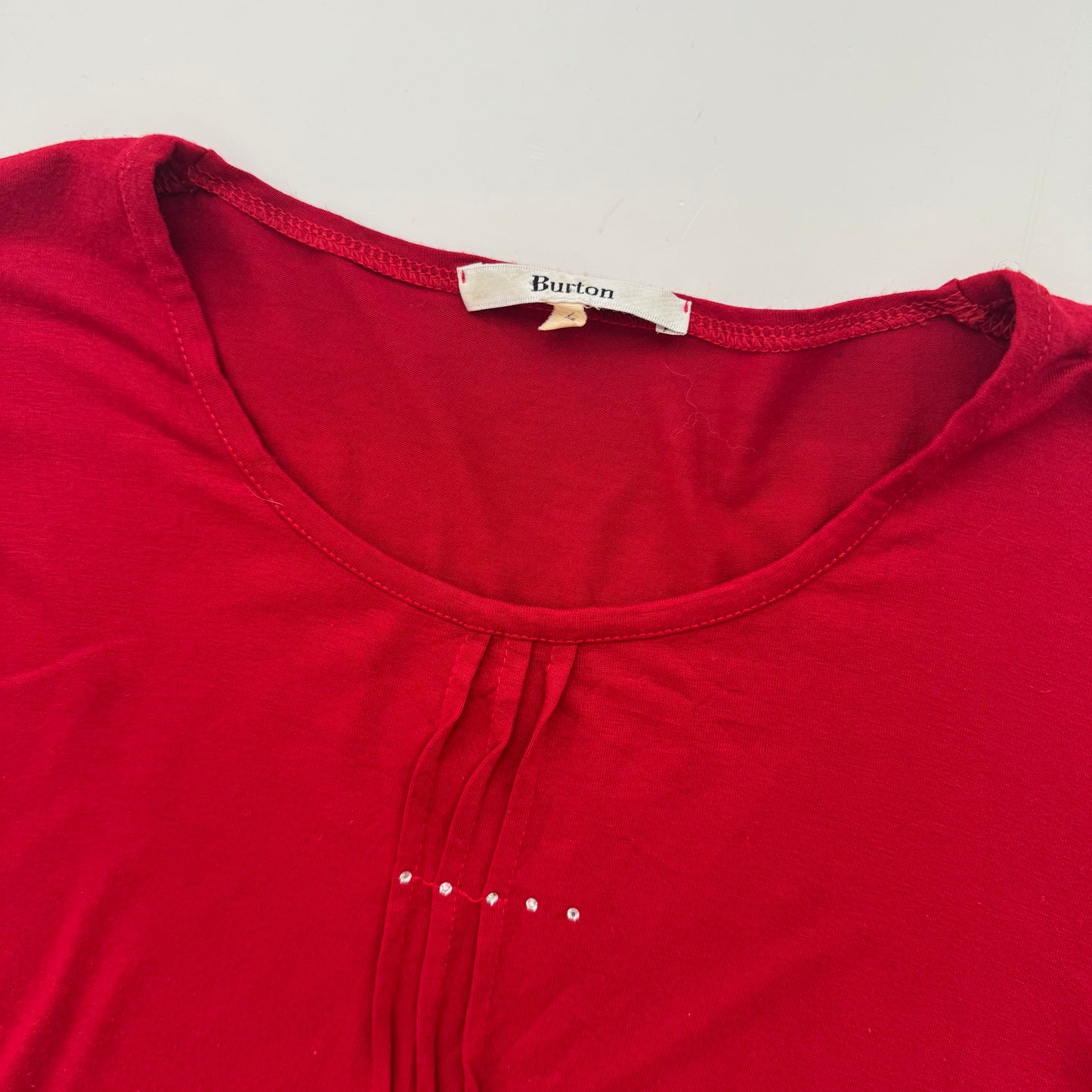 Red Rhinestone Longsleeve (M)