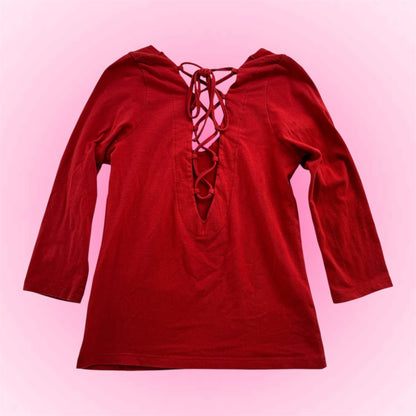Cool red Y2k shirt (XS/S)