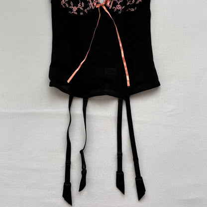 Pretty black corset (70B) deadstock, new with tags