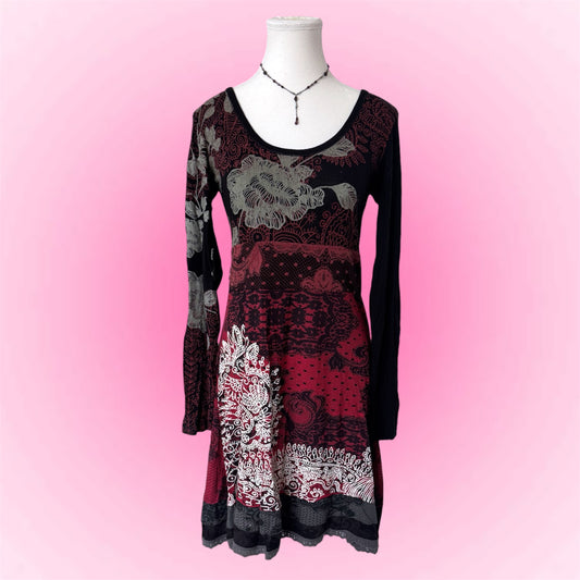 Black Desigual Longsleeve Dress (S)