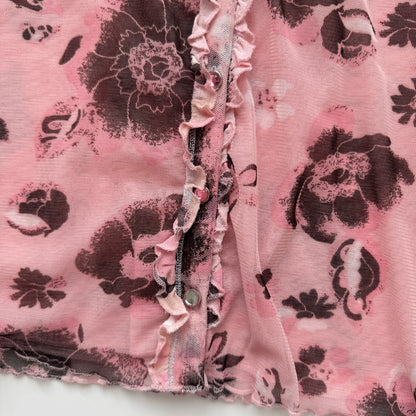 Sheer Floral Longsleeve (M)