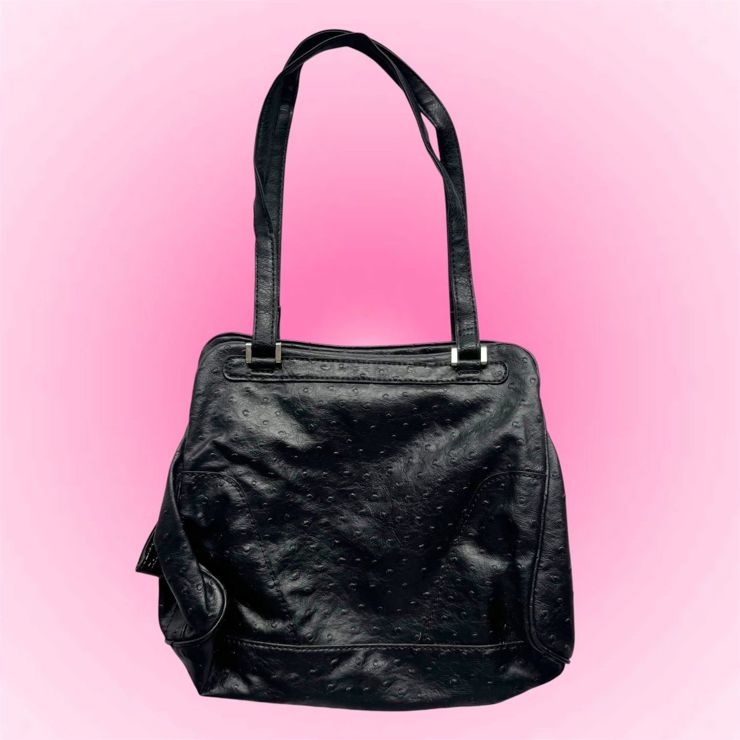 Black Guess Bow Shoulder Bag