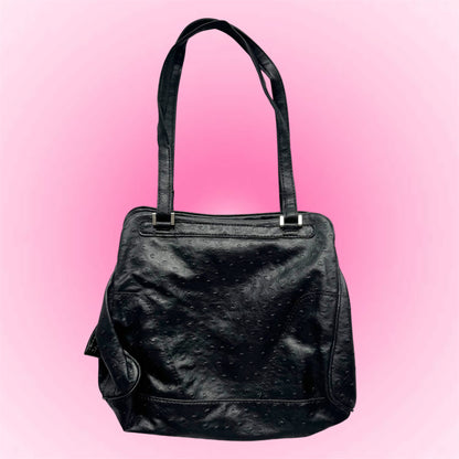 Black Guess Bow Shoulder Bag