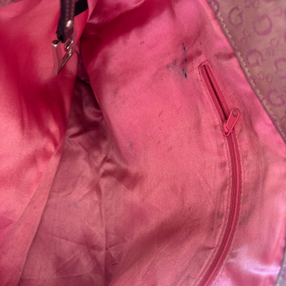 Pink Monogram Y2K Shoulder Bag
