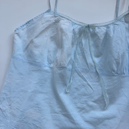 Blue Y2k Slip Cami (S)