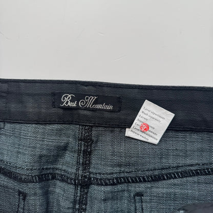 Black sequin mini skirt (M)