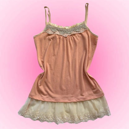 Orange Japanese Lace Cami (M)