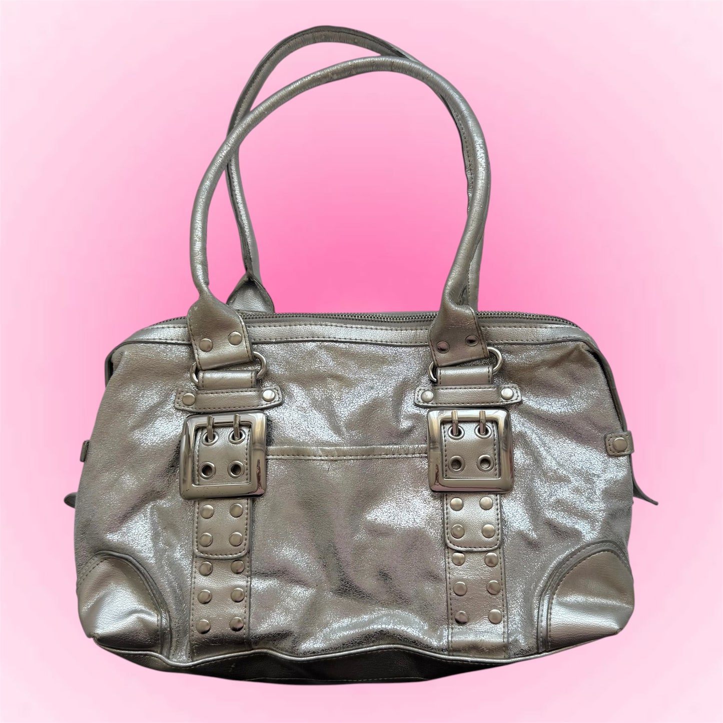 Silver Y2k Shoulder Bag