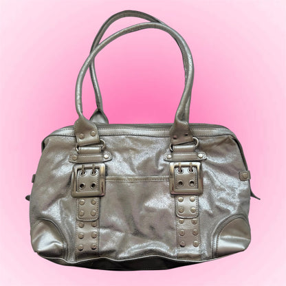Silver Y2k Shoulder Bag