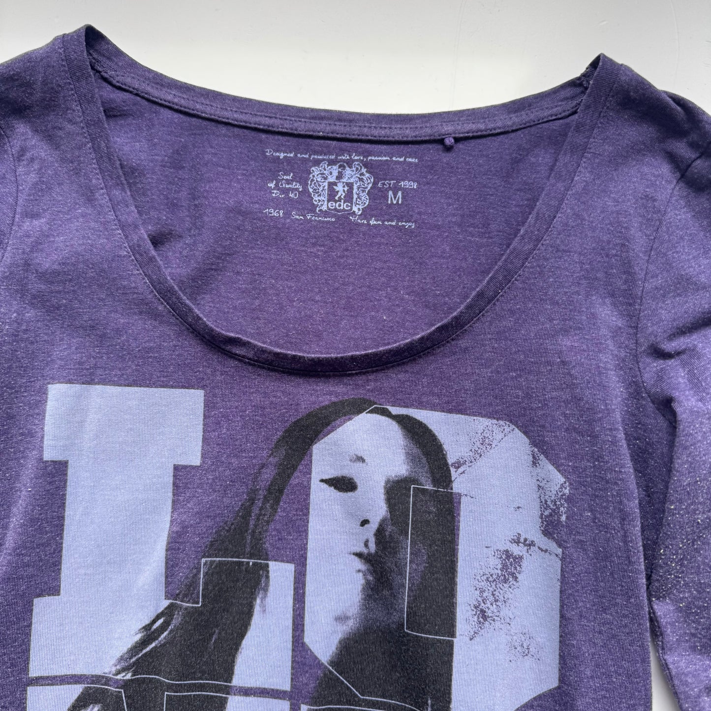 Purple Graphic Longsleeve (M)