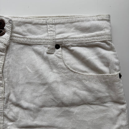 White Y2K Mini Skirt (S)