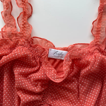 Orange Y2k Top (S)
