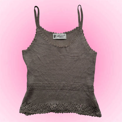 Knitted vintage top (S)