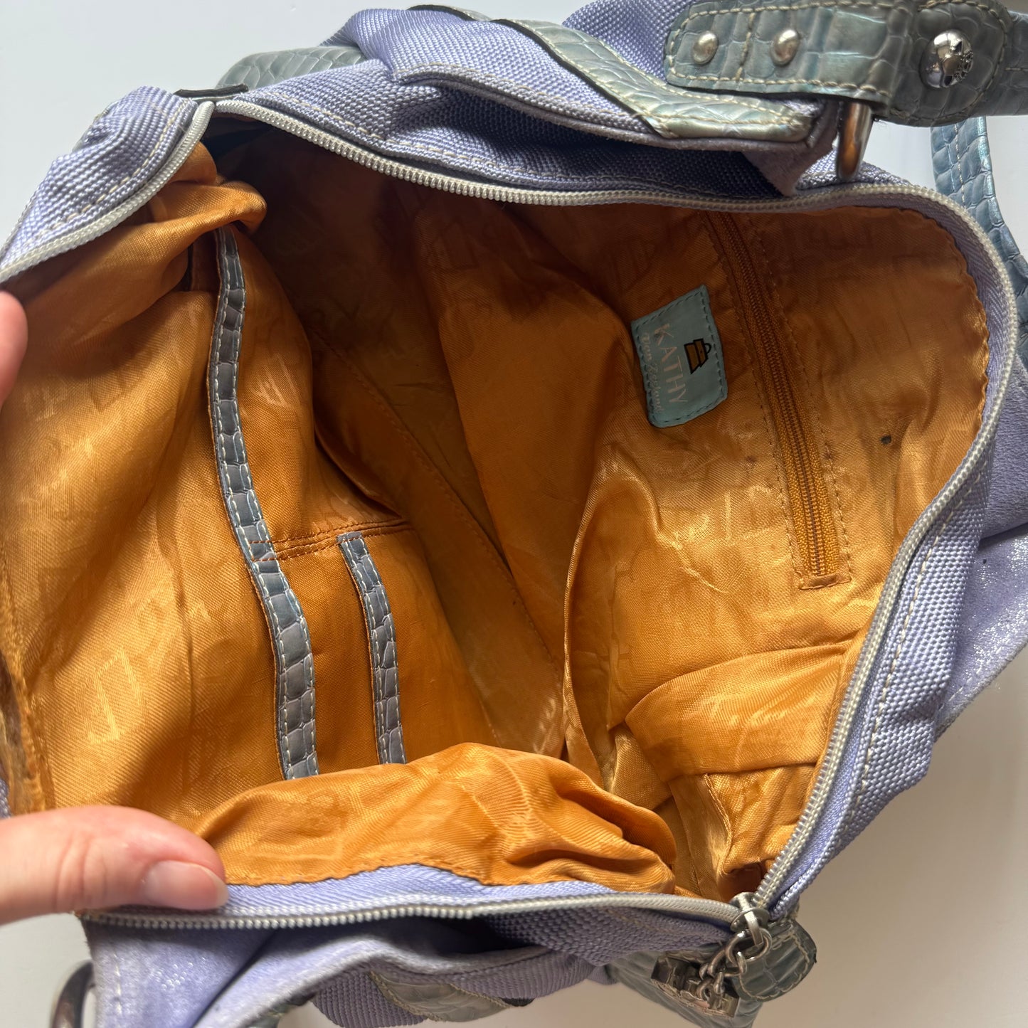 Purple Y2k Shoulder Bag Kathy Van Zeeland