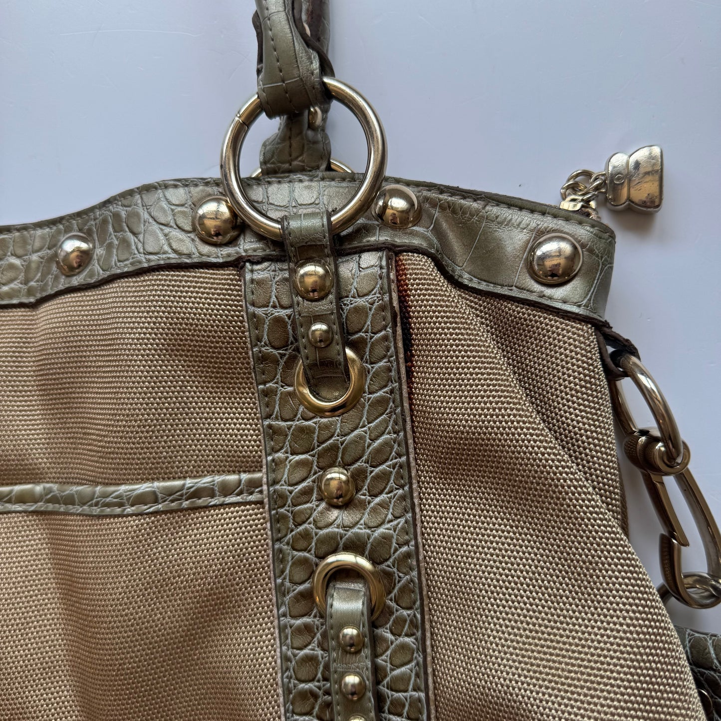 Studded Satchel Bag Kathy Van Zeeland