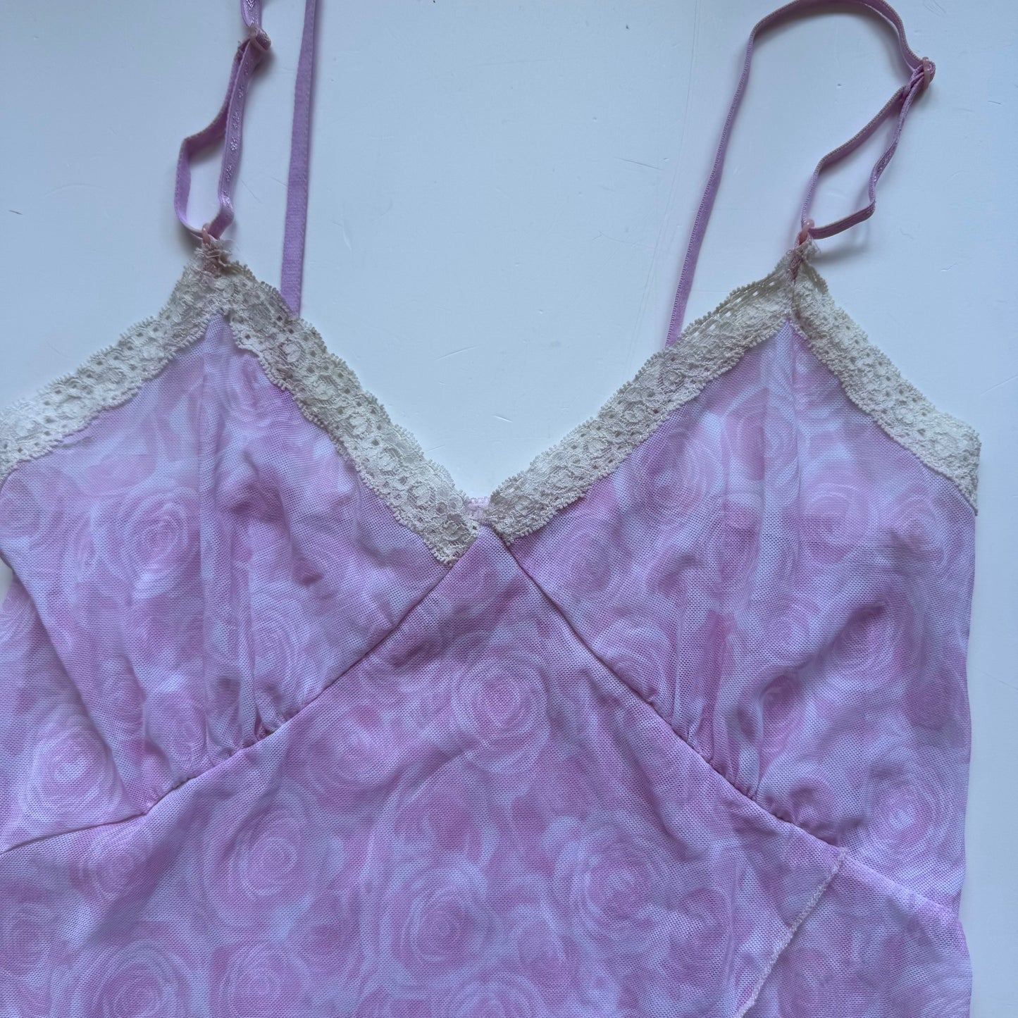 Pastel Pink Floral Cami (S)
