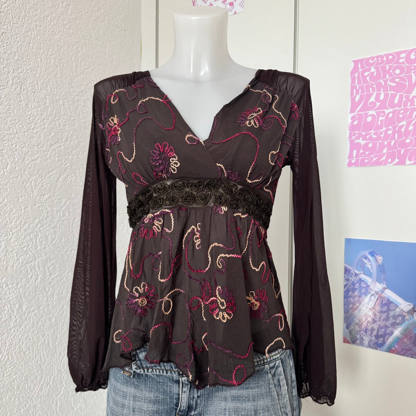 Brown vintage longsleeve (S)