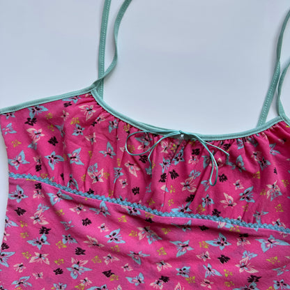 Pink butterfly top Kookai (M)