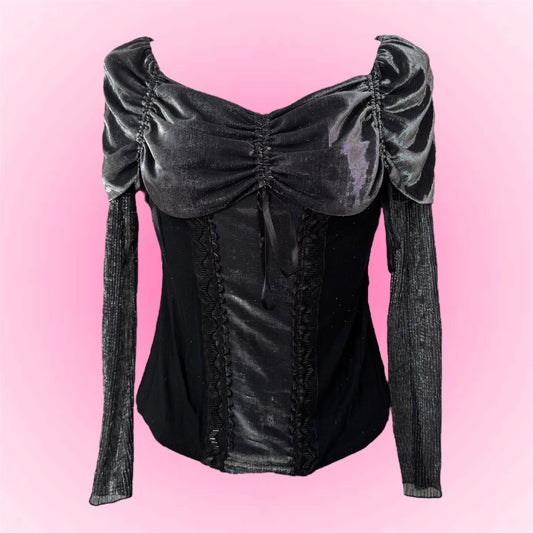 Vintage gothic longsleeve (M)