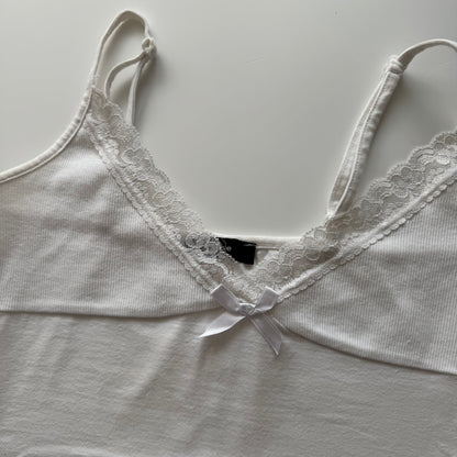Cute white cami top (XS)