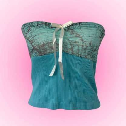 Strapless Lace Y2K Top (S)