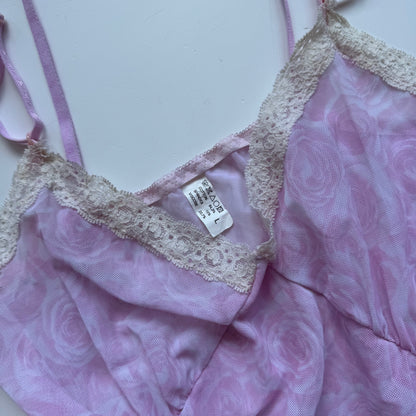Pastel Pink Floral Cami (S)