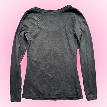 Grey Y2k longsleeve (S)
