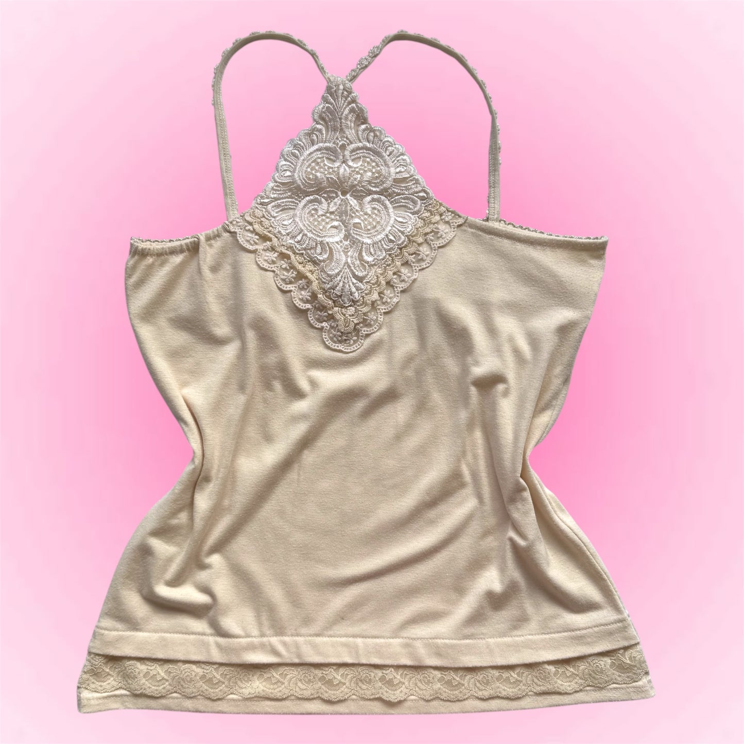Beige Japanese Tank Top (M)