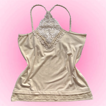 Beige Japanese Tank Top (M)