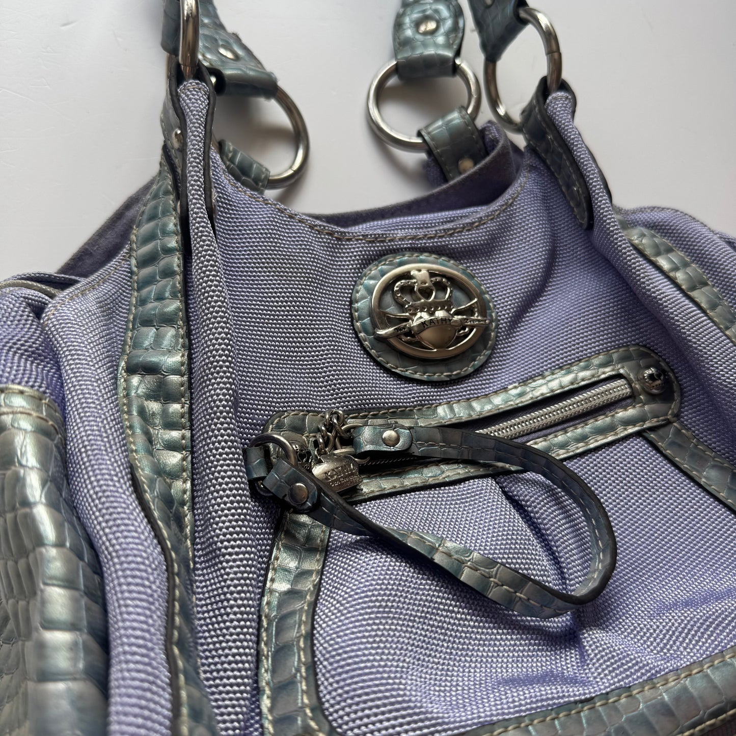 Purple Y2k Shoulder Bag Kathy Van Zeeland
