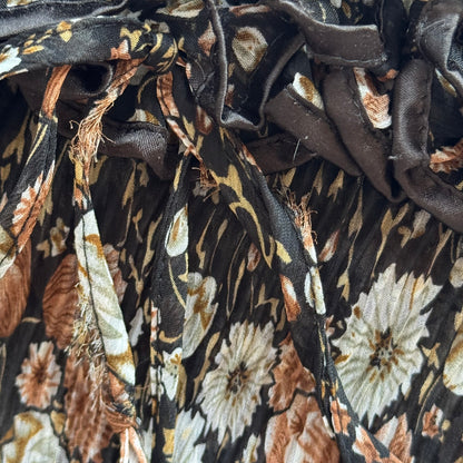Floral Ruffle Y2K Tshirt (S/M)