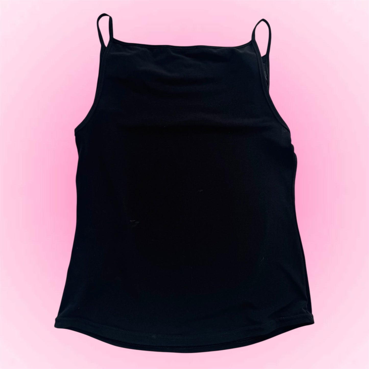 Vintage black waterfall top (M)