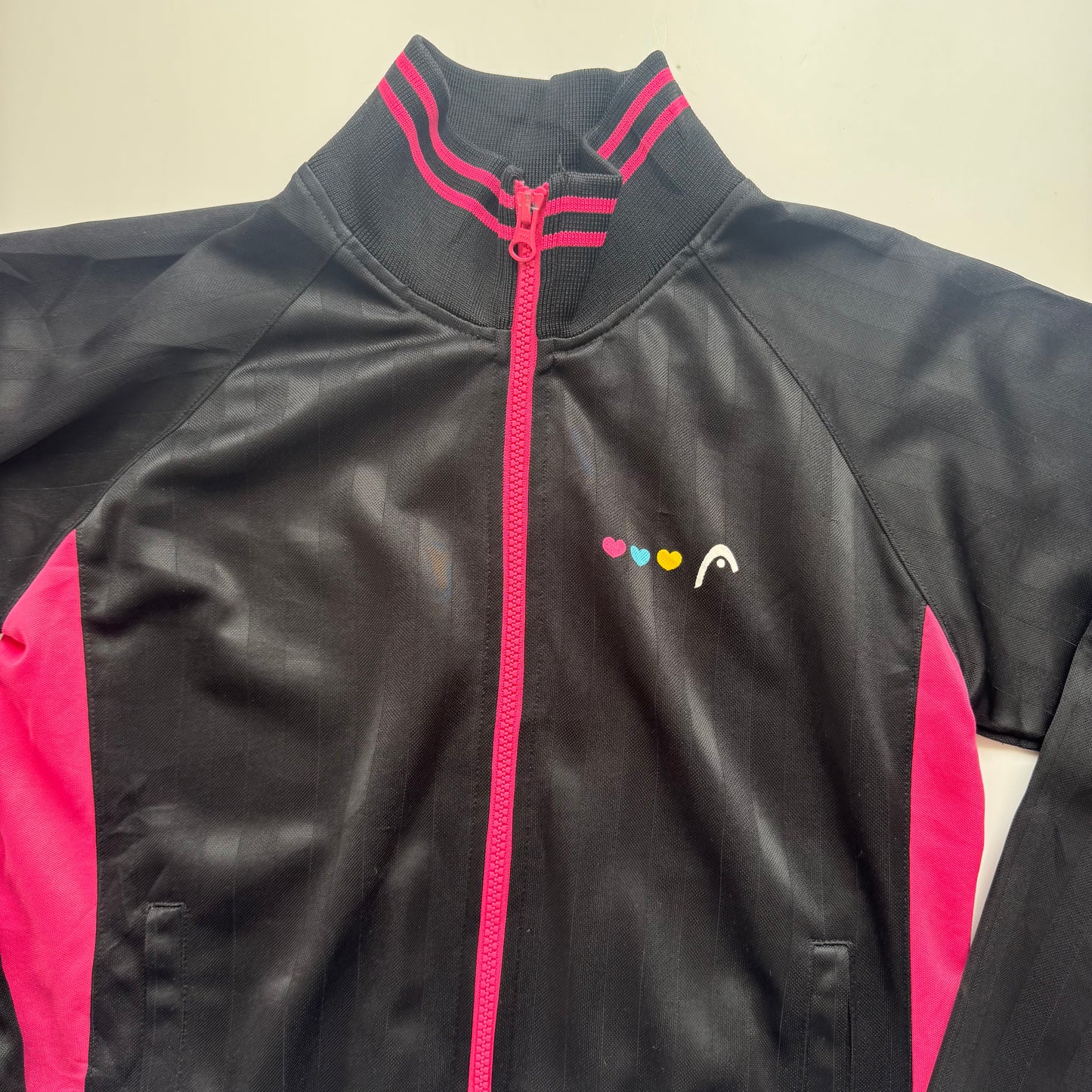 Black& Pink Track Jacket (XS)