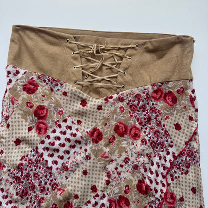Vintage Floral Fairy Skirt (XS)