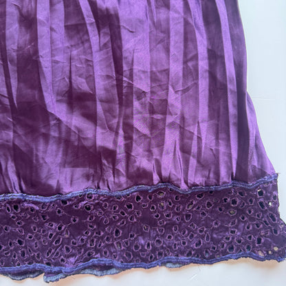 Plum Lace Y2K Babydoll Top (M)