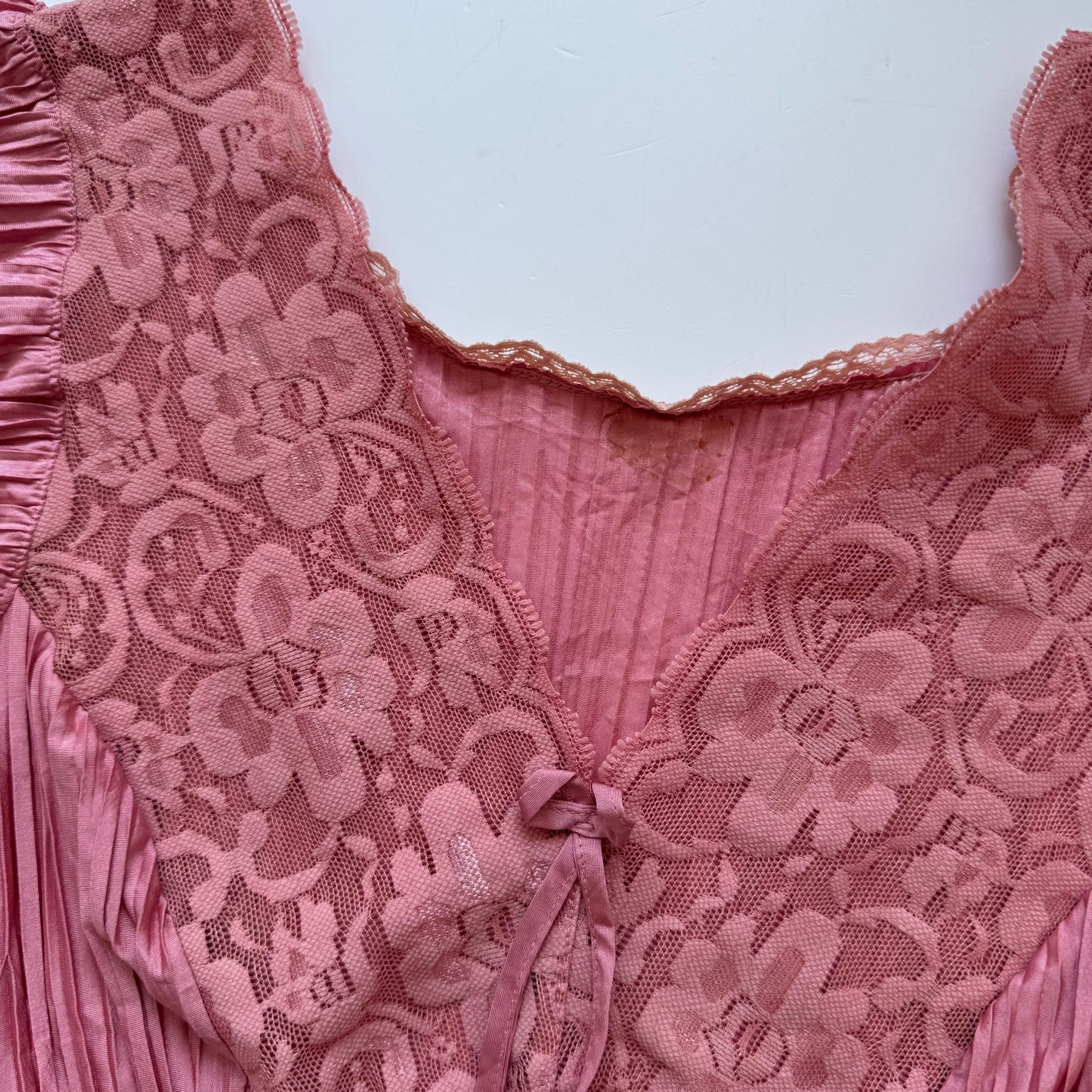 Pink Lace Coquette Tshirt (XS)