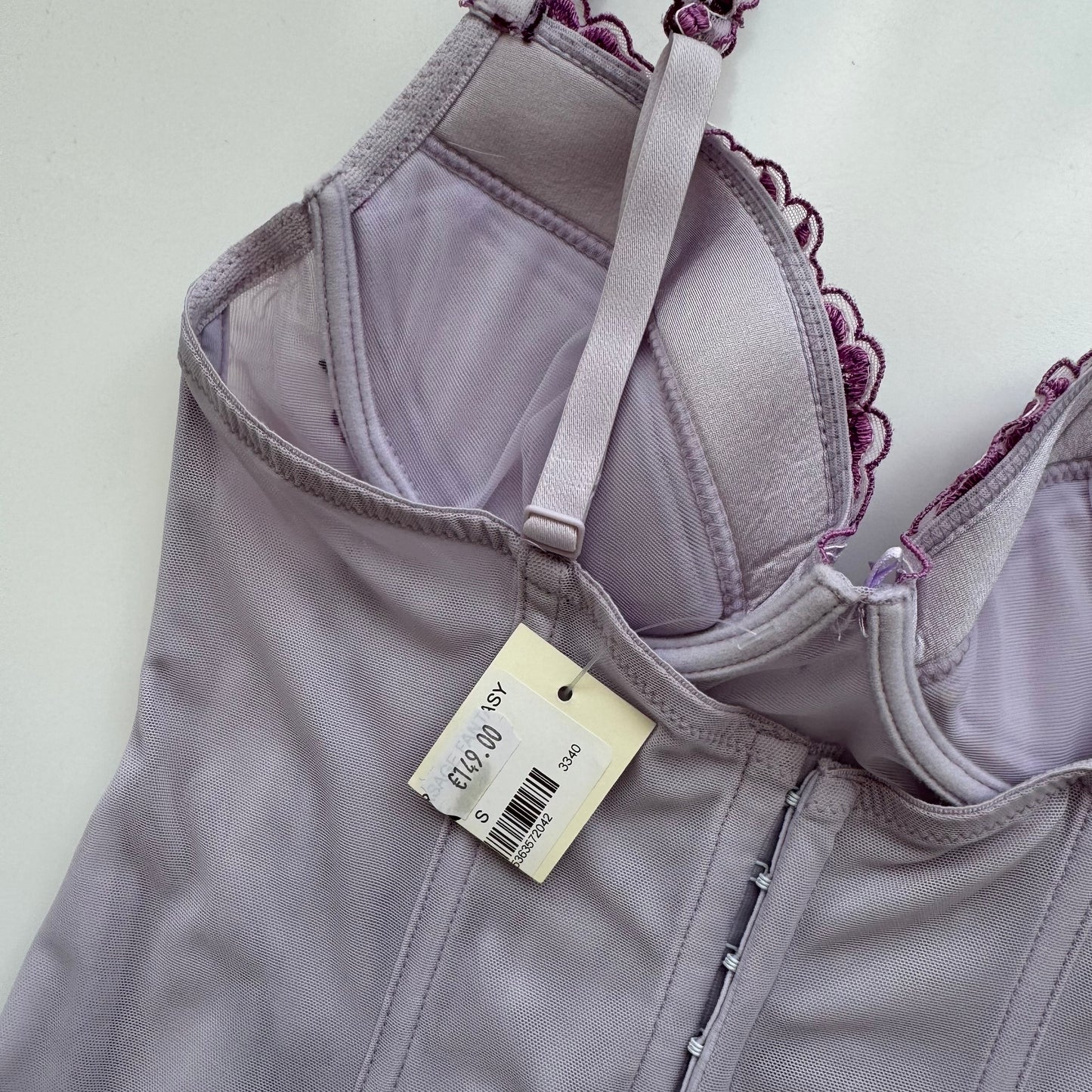 Beautiful purple lingerie set - Deadstock, new with tags