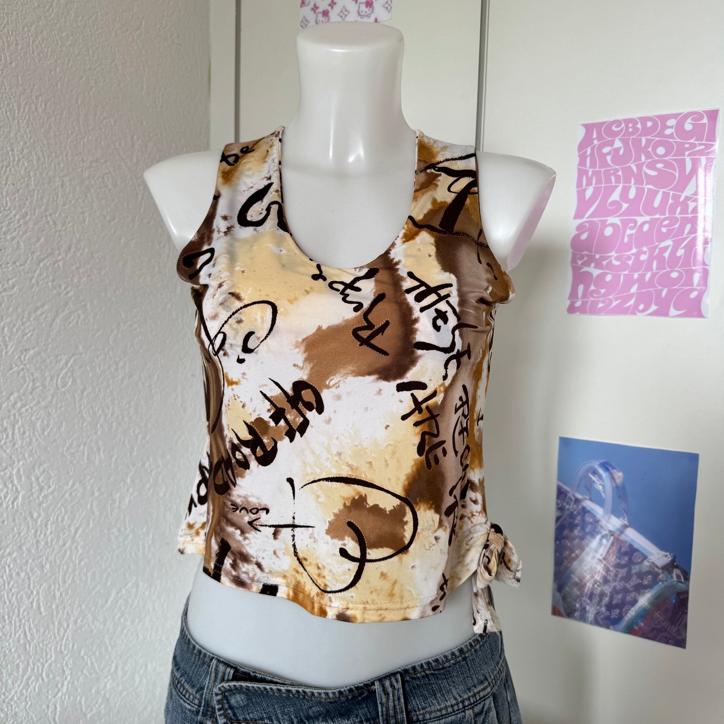 Brown Y2k Top (M)