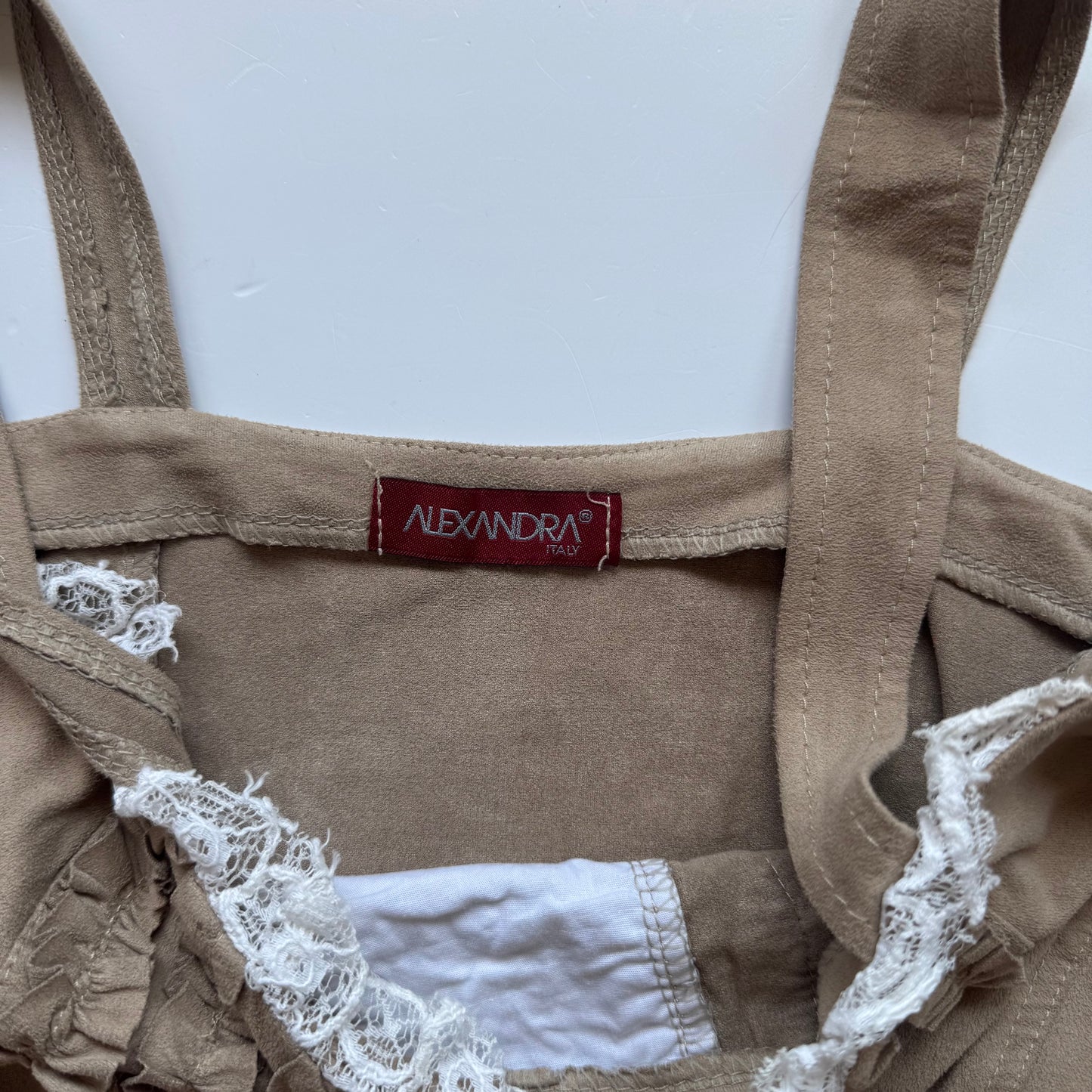 Beige Corset Style Bustier Top (XS)