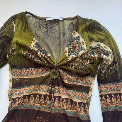 Sheer Boho Longsleeve (S)