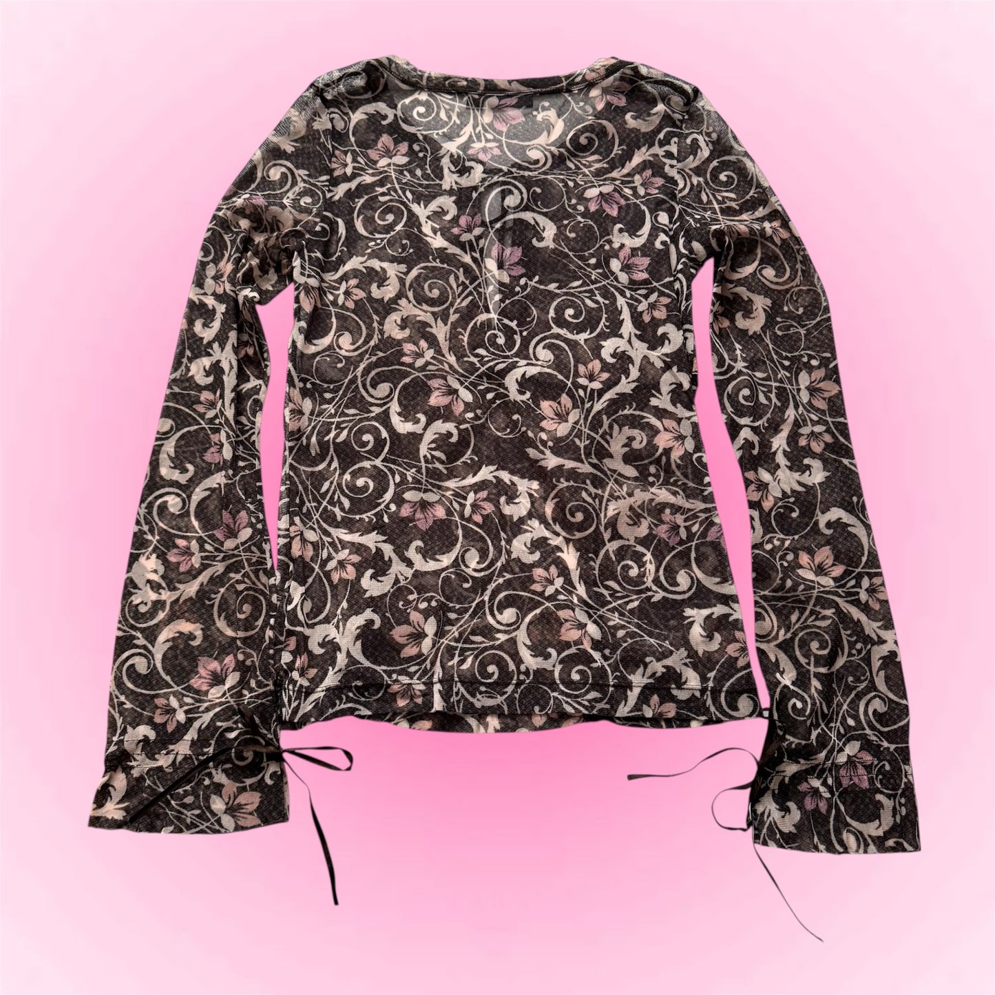Brown coquette longsleeve (S)