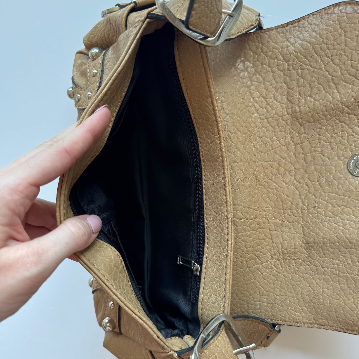 Y2k Tan Shoulder Bag