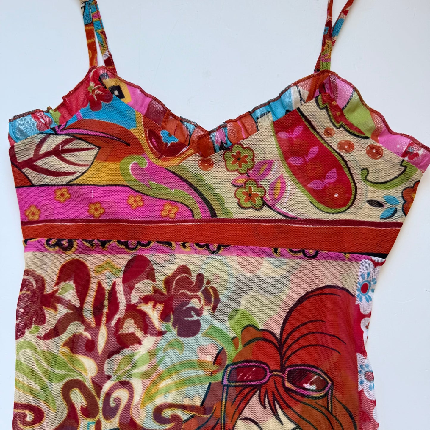 Y2K Graphic Fairy Top (S)